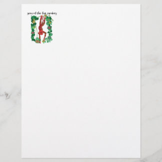 2016ファイア中国のモンキーカスタムレターヘッド