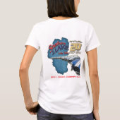 2016ヘビの基本的な女性* (FRT及び背部) Tシャツ (裏面)