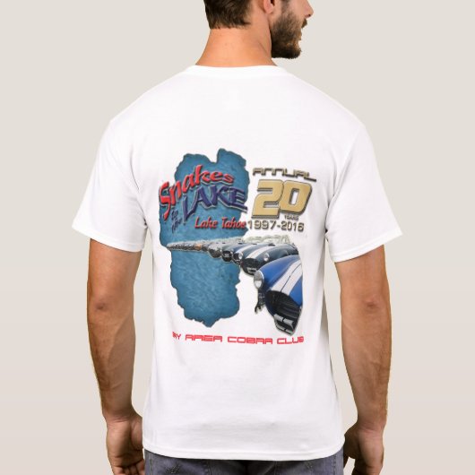 2016ヘビ基本*(FRT & Back) Tシャツ (裏面)