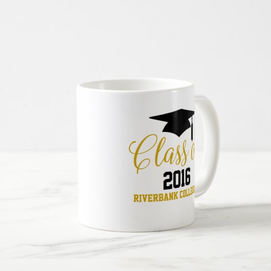 2016マグのクラス-卒業のコーヒー・マグ コーヒーマグカップ (正面右)