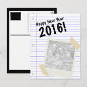 2016年あけましておめでとう シーズンポストカード (正面/裏面)