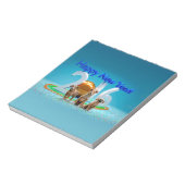 2016年おめでとう可愛い3匹の犬 ノートパッド (回転)