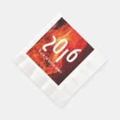 2016年おめでとう赤い火の猿 縁ありランチョンナプキン (角)