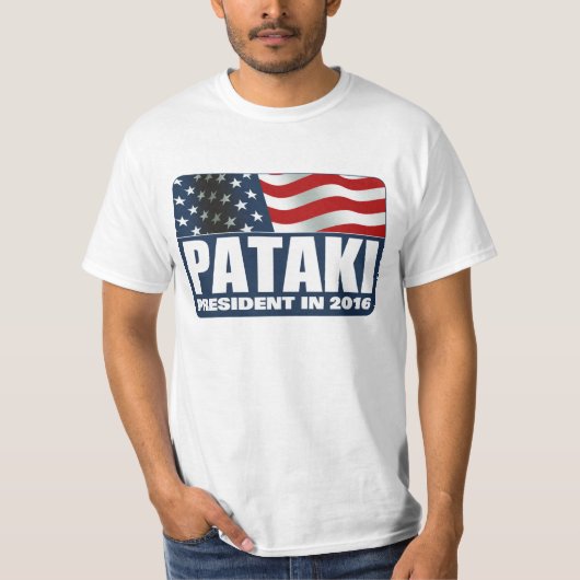 2016年にジョージ・パタキの大統領 Tシャツ (正面)