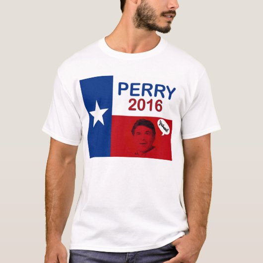 2016年にリック・ペリー大統領に投票 Tシャツ (正面)