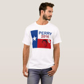 2016年にリック・ペリー大統領に投票 Tシャツ (正面フル)
