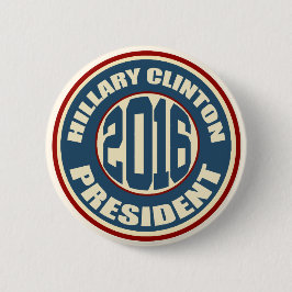2016年に大統領のためのヒラリー・クリントン 缶バッジ