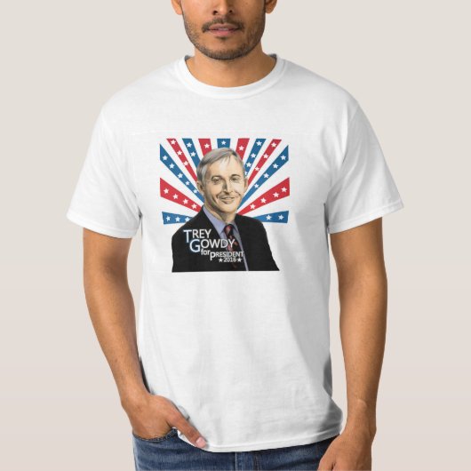2016年に大統領のため、Trey Gowdy Tシャツ (正面)