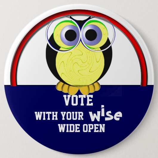 2016年に投票 缶バッジ (正面)