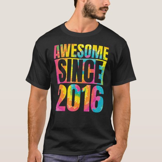 2016年に7誕生日Tiと素晴らしして作られる Tシャツ (正面)