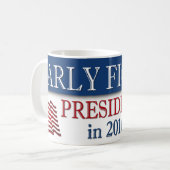2016年にCarly Fiorinaの大統領 コーヒーマグカップ (正面左)
