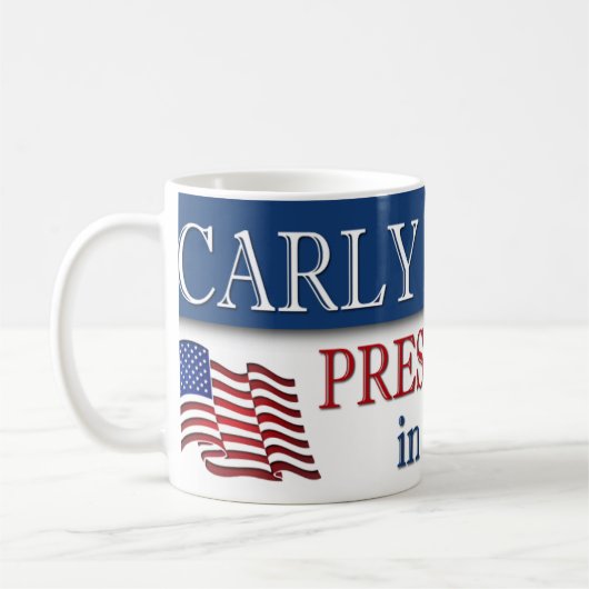 2016年にCarly Fiorinaの大統領 コーヒーマグカップ (左)
