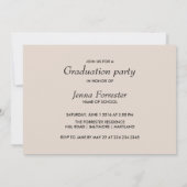 2016年のかわいいクラス3枚の写真卒業パーティー 招待状 (裏面)