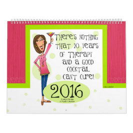 2016年のカクテルのカレンダー カレンダー