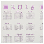 2016年のカレンダーFABRICフォント ファブリック (見本)
