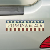 2016年のカーリー・フィオリナ大統領 バンパーステッカー (車上)