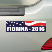 2016年のカーリー・フィオリナ大統領 バンパーステッカー (車上)