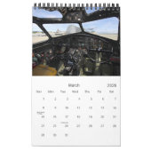 2016年のクラシックなコックピットのカレンダー カレンダー (3月 2026)