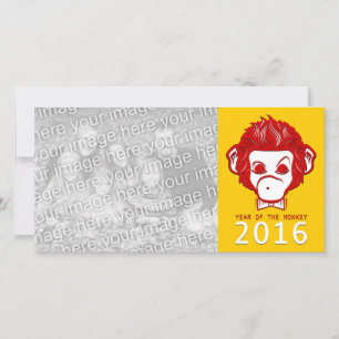 2016年のサル(蝶ネクタイ) シーズンカード