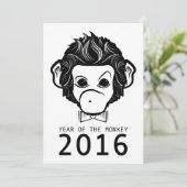 2016年のサル（蝶ネクタイ） 招待状 (スタンド正面)