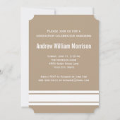 2016年のスポーティ·プレプ卒業写真クラス 招待状 (裏面)