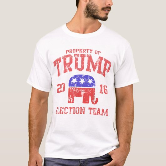 2016年のドナルド・トランプの選挙のチーム Tシャツ (正面)