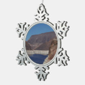 2016年のフーバーダムからの眺め スノーフレークピューターオーナメント (右)