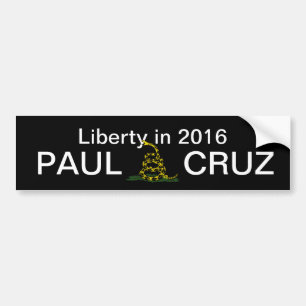 2016年のポールの自由Cruz バンパーステッカー