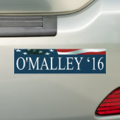 2016年のマーチン・オマレー大統領 バンパーステッカー (車上)