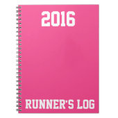 2016年のランナーの丸太: 連続した活動及び訓練 ノートブック (正面)
