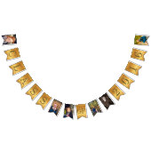 2016年の写真のフェイクな金ゴールドホイルのクラス バンティングフラッグ (全)