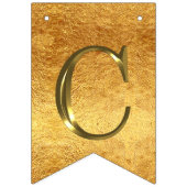 2016年の写真のフェイクな金ゴールドホイルのクラス バンティングフラッグ (第2の旗)