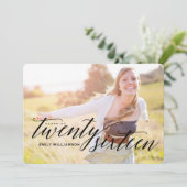 2016年の写真の卒業のパーティの招待状のクラス 招待状 (スタンド正面)