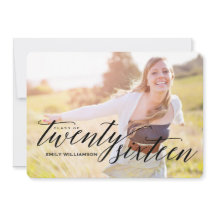 2016年の写真の卒業のパーティの招待状のクラス