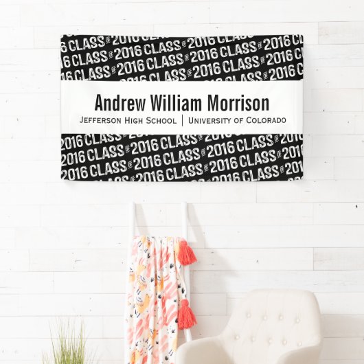 2016年の卒業のカスタム色のモダンなクラス 横断幕 (インサイチュ)