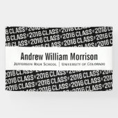 2016年の卒業のカスタム色のモダンなクラス 横断幕 (横)