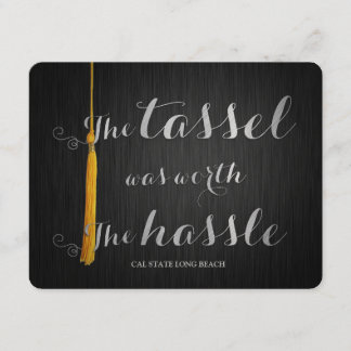 2016年の大学卒業のエレガントで及び上品なクラス 案内状