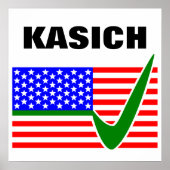 2016年の大統領にジョン・カシヒを選出 ポスター (正面)