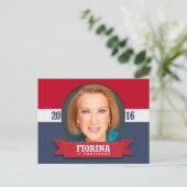 2016年の大統領のためのCarly Fiorina ポストカード (スタンド正面)