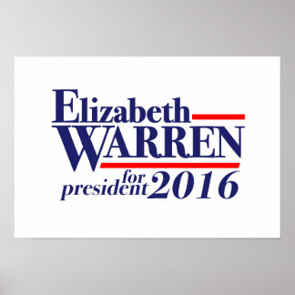 2016年の大統領選挙ポスターのエリザベス・ウォーレン ポスター