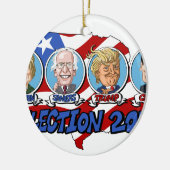 2016年の大統領選挙 セラミックオーナメント (左)