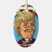 2016年の大統領選挙 セラミックオーナメント (右)