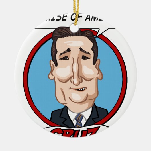2016年の大統領選挙 セラミックオーナメント (正面)