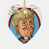 2016年の大統領選挙 セラミックオーナメント (右)