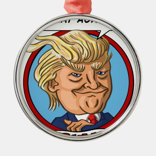 2016年の大統領選挙 メタルオーナメント (正面)