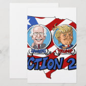 2016年の大統領選挙 便箋 (正面/裏面)