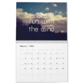 2016年の感動的なカレンダー-日1は今日あります カレンダー (2月 2026)