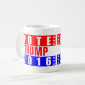 2016年の票集め選大統領の挙 コーヒーマグカップ (正面左)