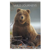 2016年の野性生物の壁掛けカレンダー-鳥およびほ乳類 カレンダー (カバー)