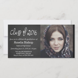 2016年のChalkboardクラス手書き卒業